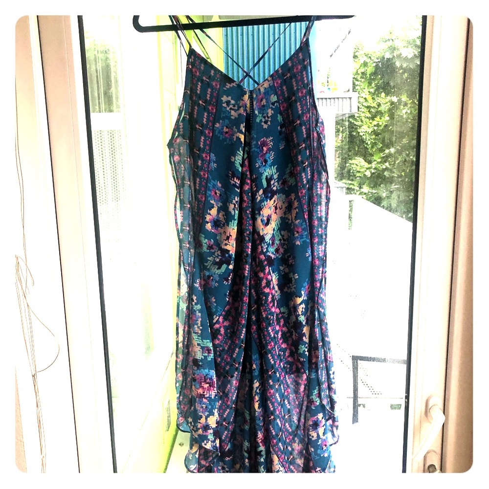 Beautifully colored midi dress
